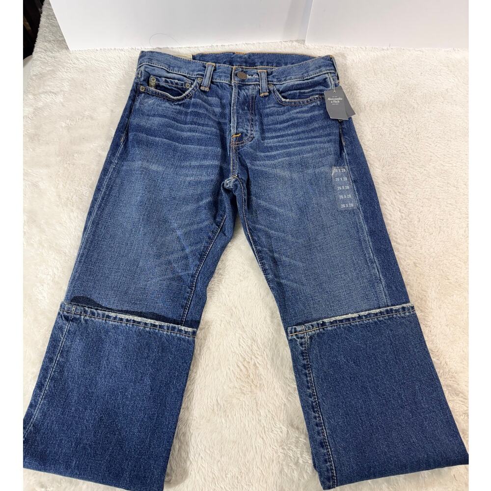 Abercrombue & Fitch The A&F Boot Jeans 26x28 Bootcut Denim NWT
